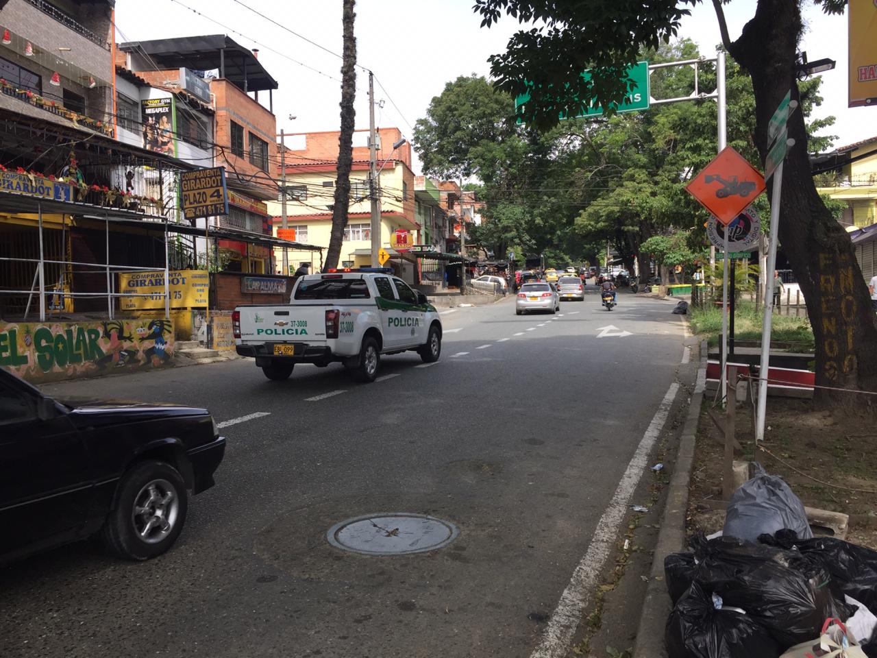 Sitio donde fue asesinada la madre de familia con sus dos hijos menores de edad