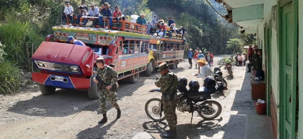 Referencia desplazados por la violencia