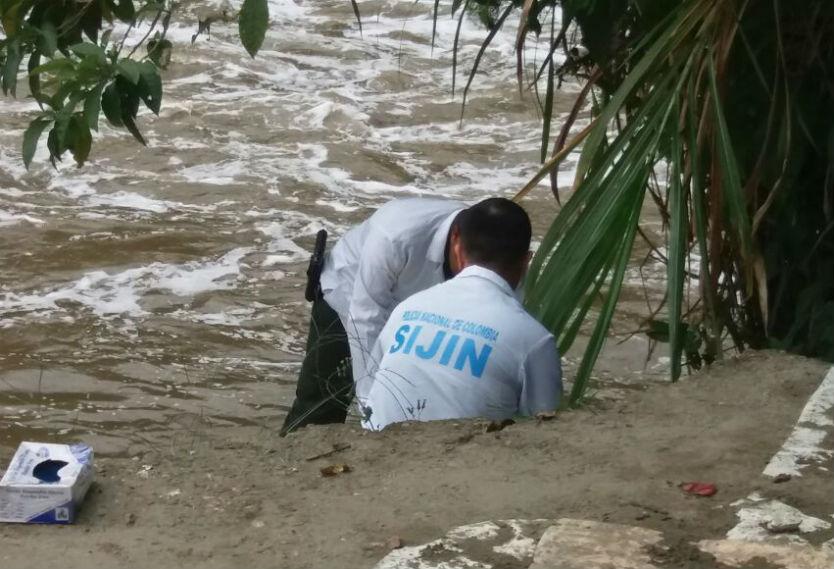 Hallaron cabeza humana en el río Medellín.Aún no han confirmado si fuese una de las partes de cuerpo descuartizado encontrado en el afluente