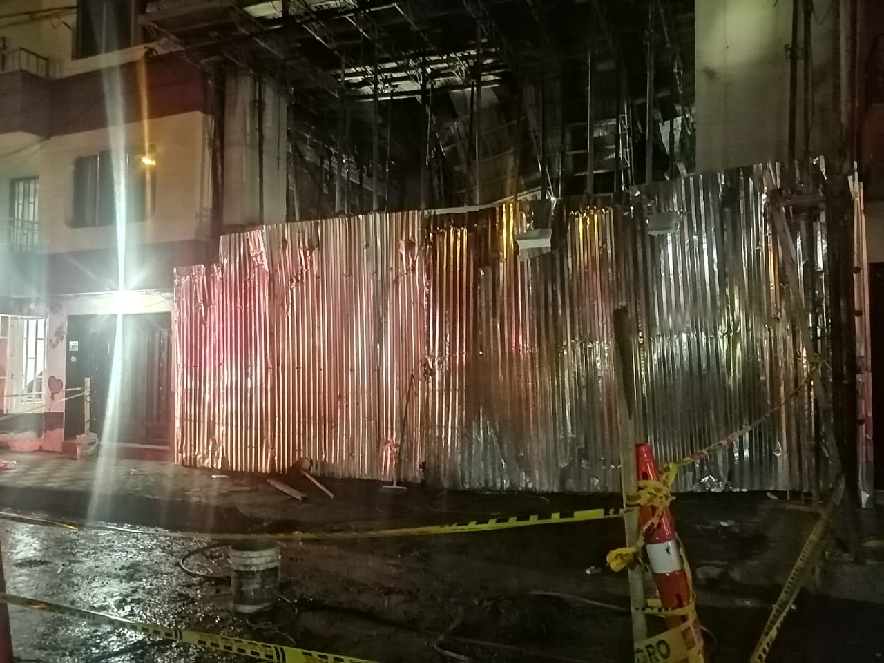 Colapso en estructura en Itagüí, Antioquia.