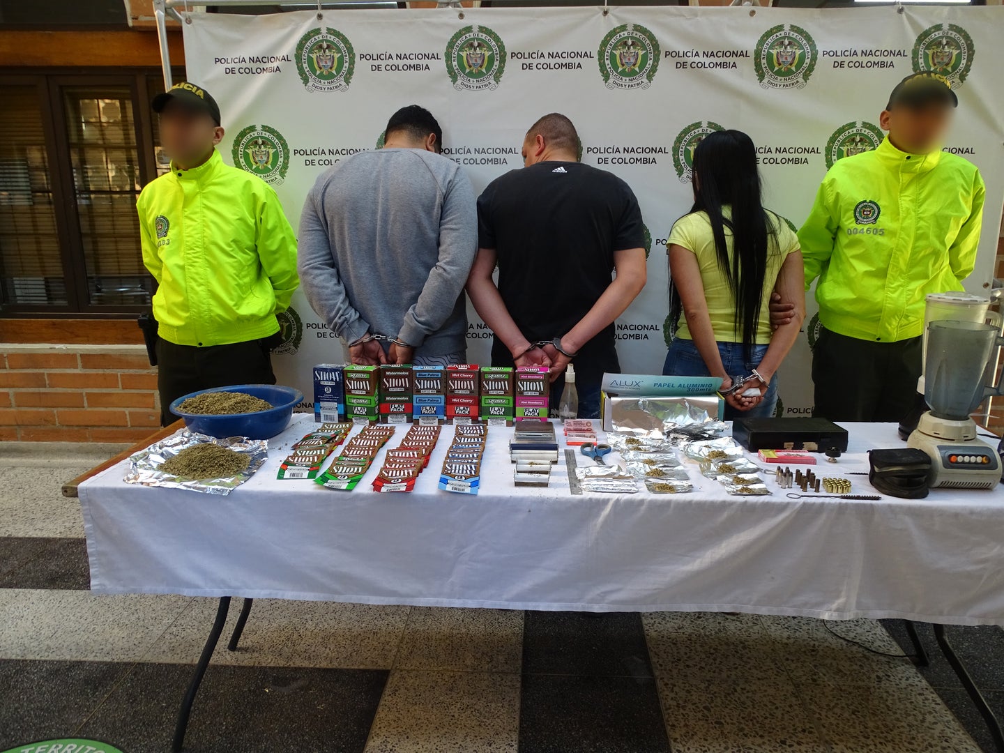 Capturados de la banda delincuencial 'La Viña' en Medellín