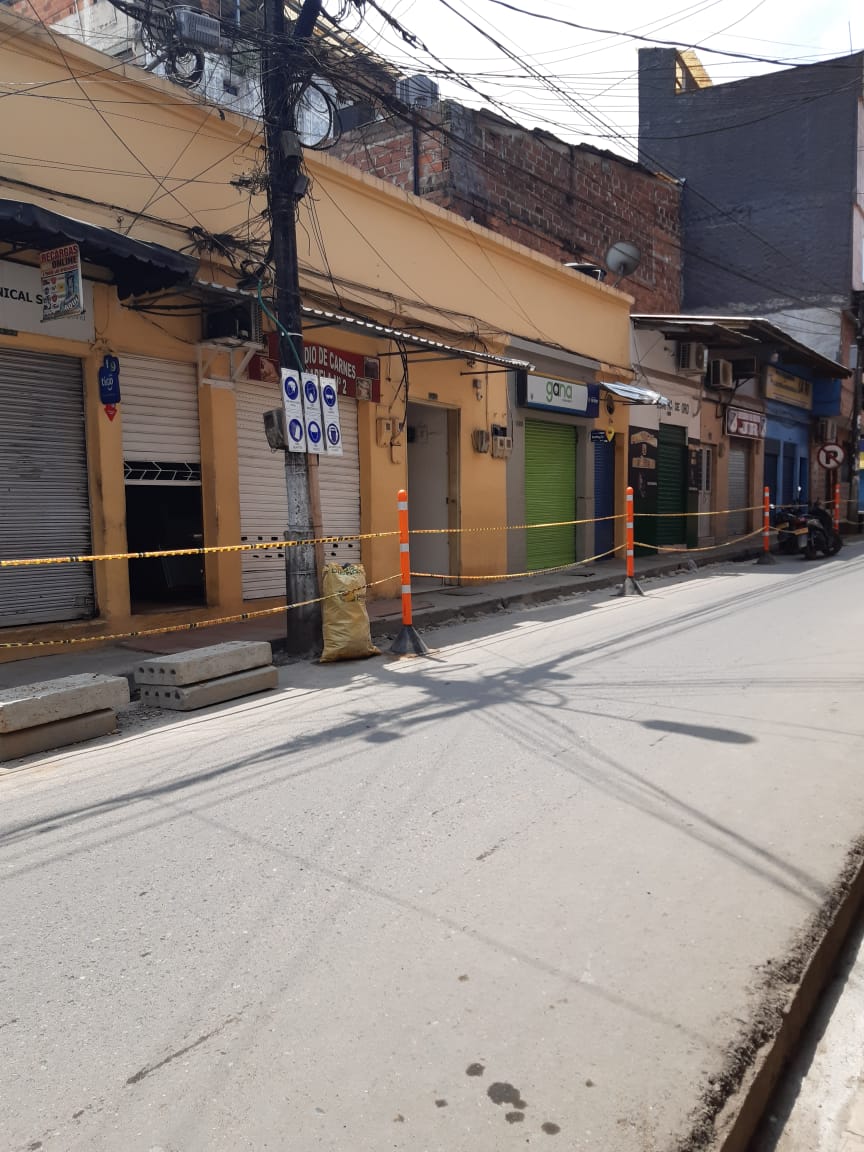 Comercio cerrado en Segovia, Antioquia