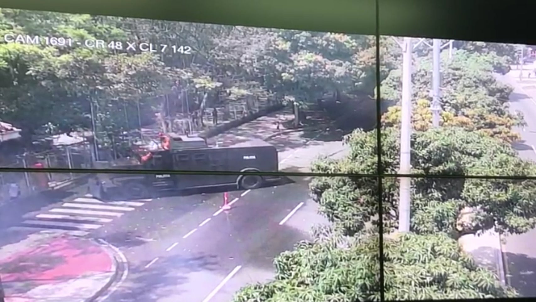 Protestas en el Politécnico Jaime Isaza Cadavid de Medellín