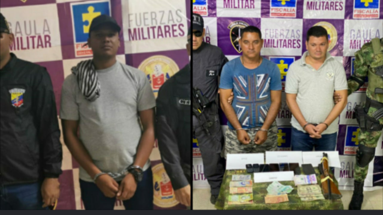 Los detenidos estarían implicados en otros crímenes en Antioquia y Chocó.