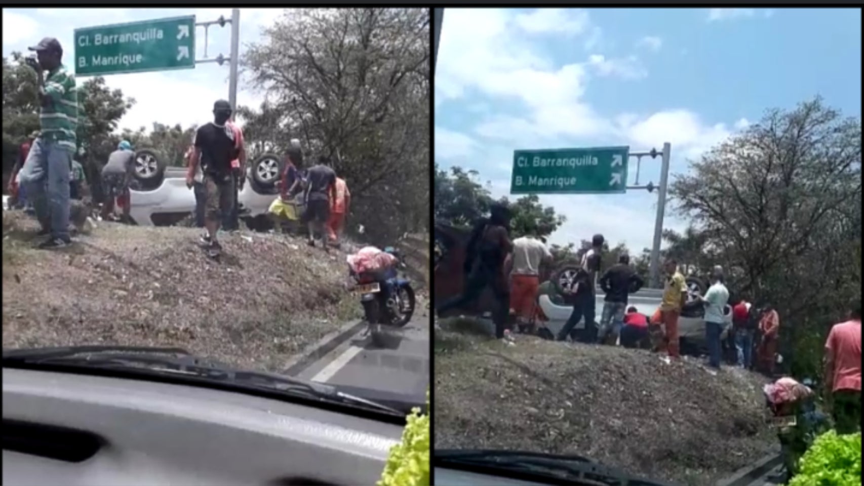 Las autoridades contemplan varias hipótesis sobre este accidente de tránsito.