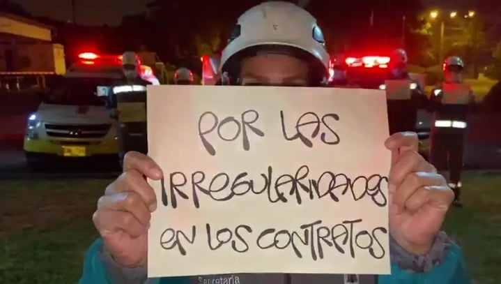 Personal prehospitalario de Medellín.