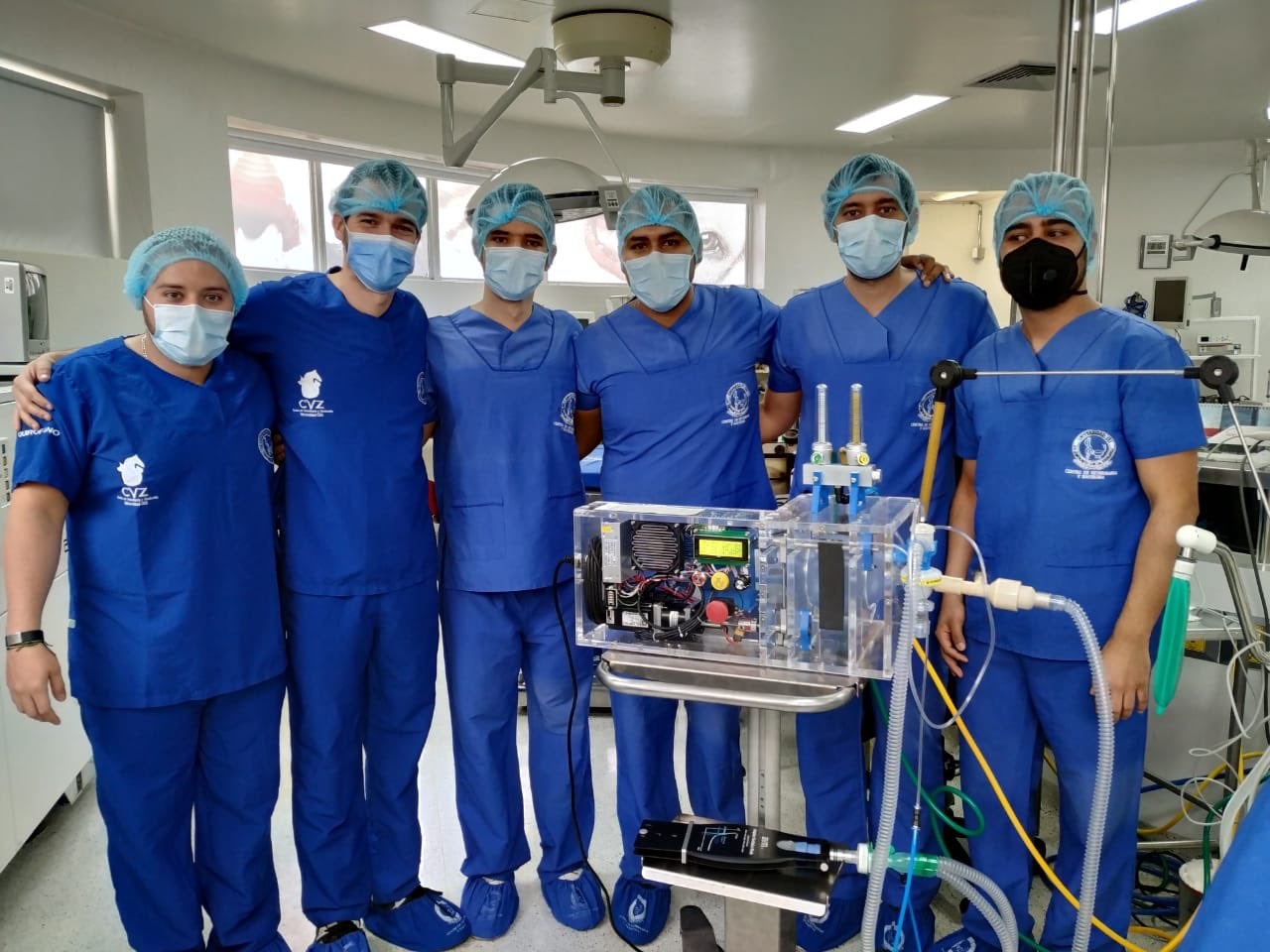 Ventiladores creados por investigadores en Medellín, Antioquia