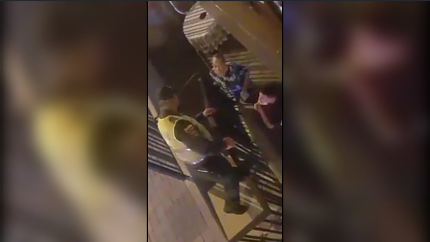 El regaño fue para los indisciplinados que estaban violando la cuarentena en el barrio Caicedo.