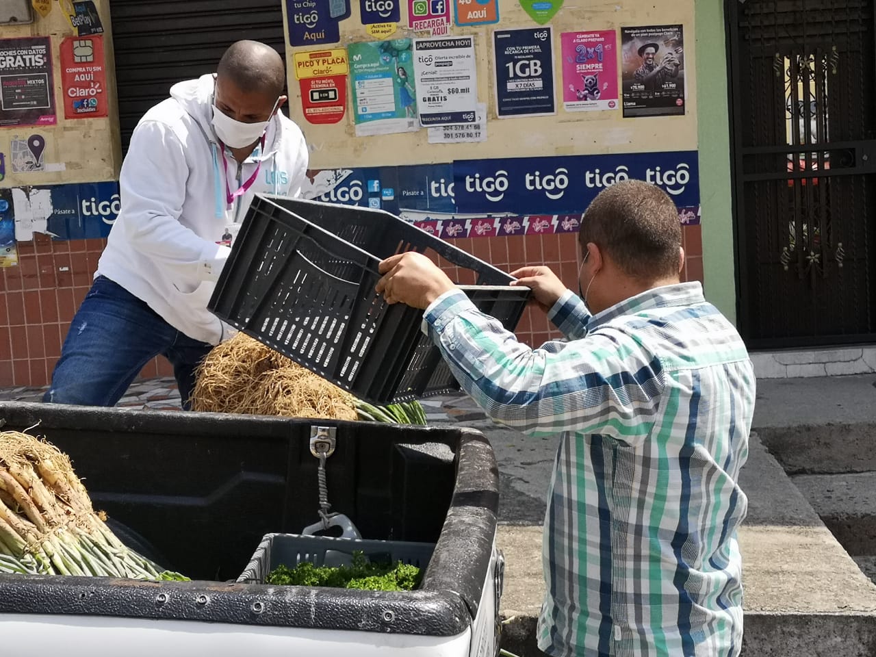Entrega de mercados. Foto ilustrativa