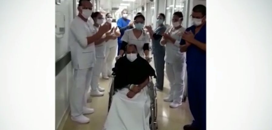 Paciente recuperado de COVID-19 en Envigado