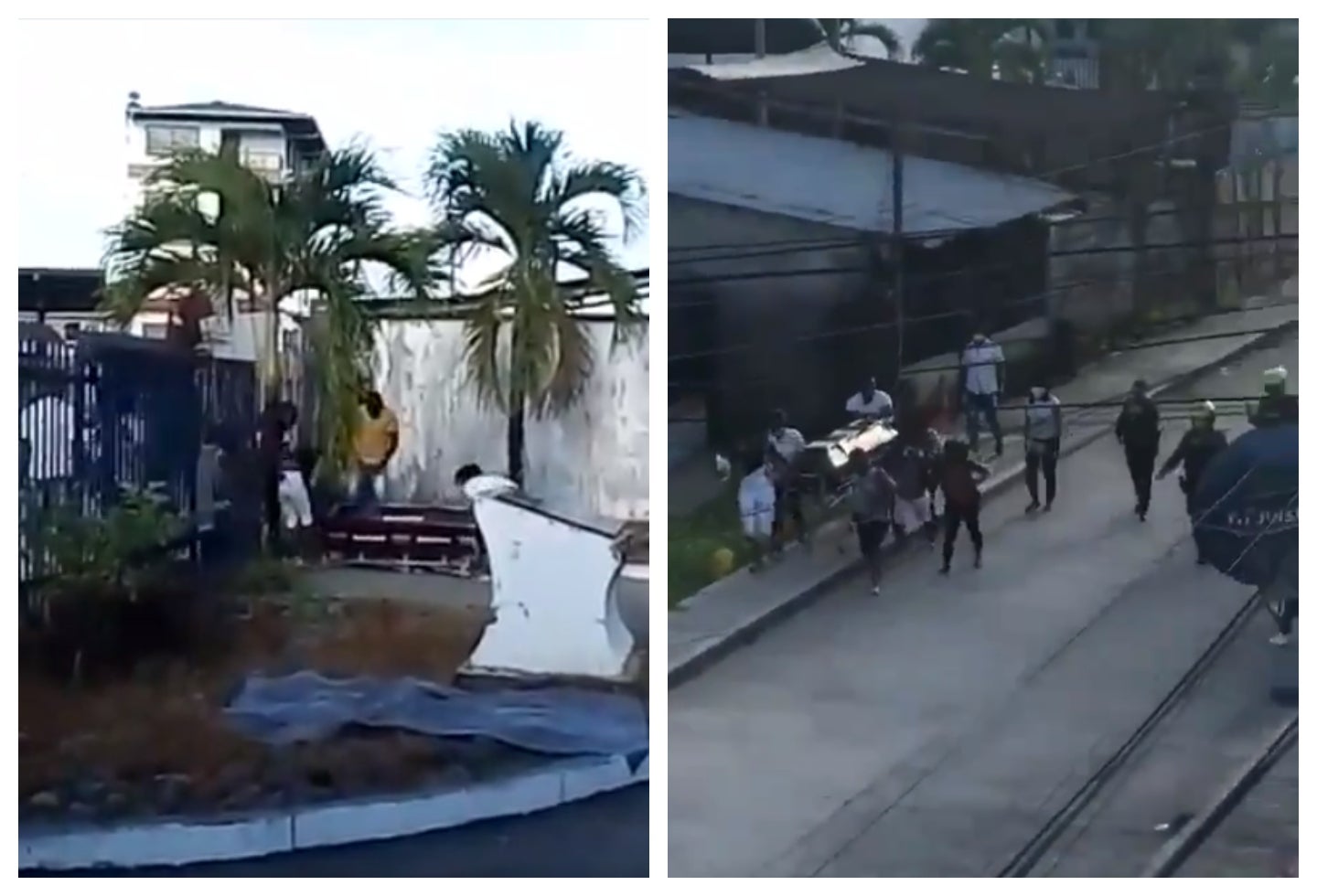 Familiares se llevan ataúd con su ser querido en Chocó