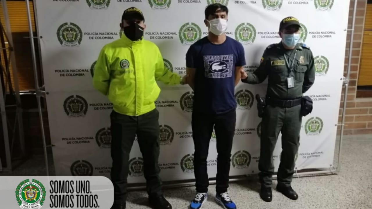 El detenido era uno de los más buscados en Medellín.
