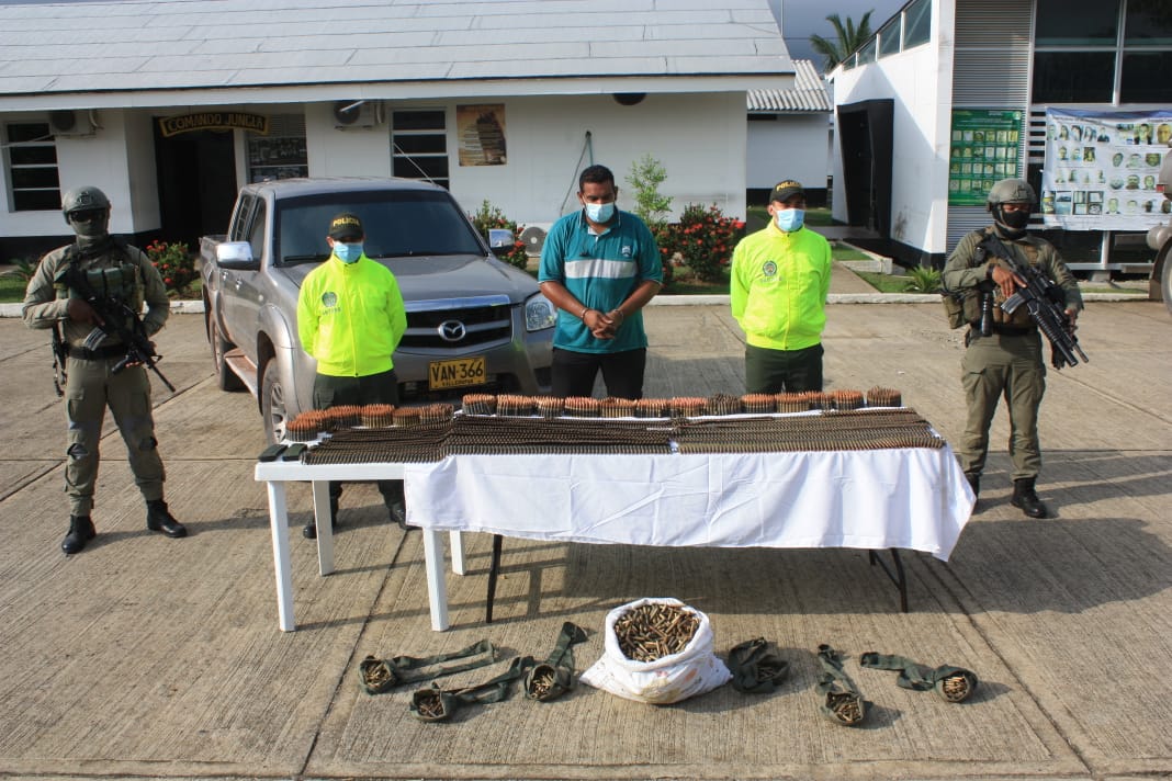 El detenido sería presunto integrante del Clan del Golfo.