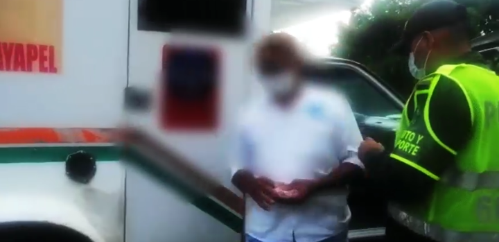 Una vez más inmovilizan una ambulancia en Antioquia llevando pasajeros