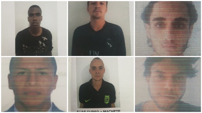 Los detenidos fueron asegurados en la cárcel.