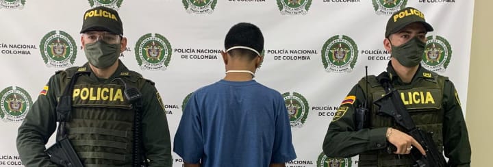 Niño de 15 años fue aprehendido cuando exigía $20 millones a un ingeniero en Itagüí, Antioquia