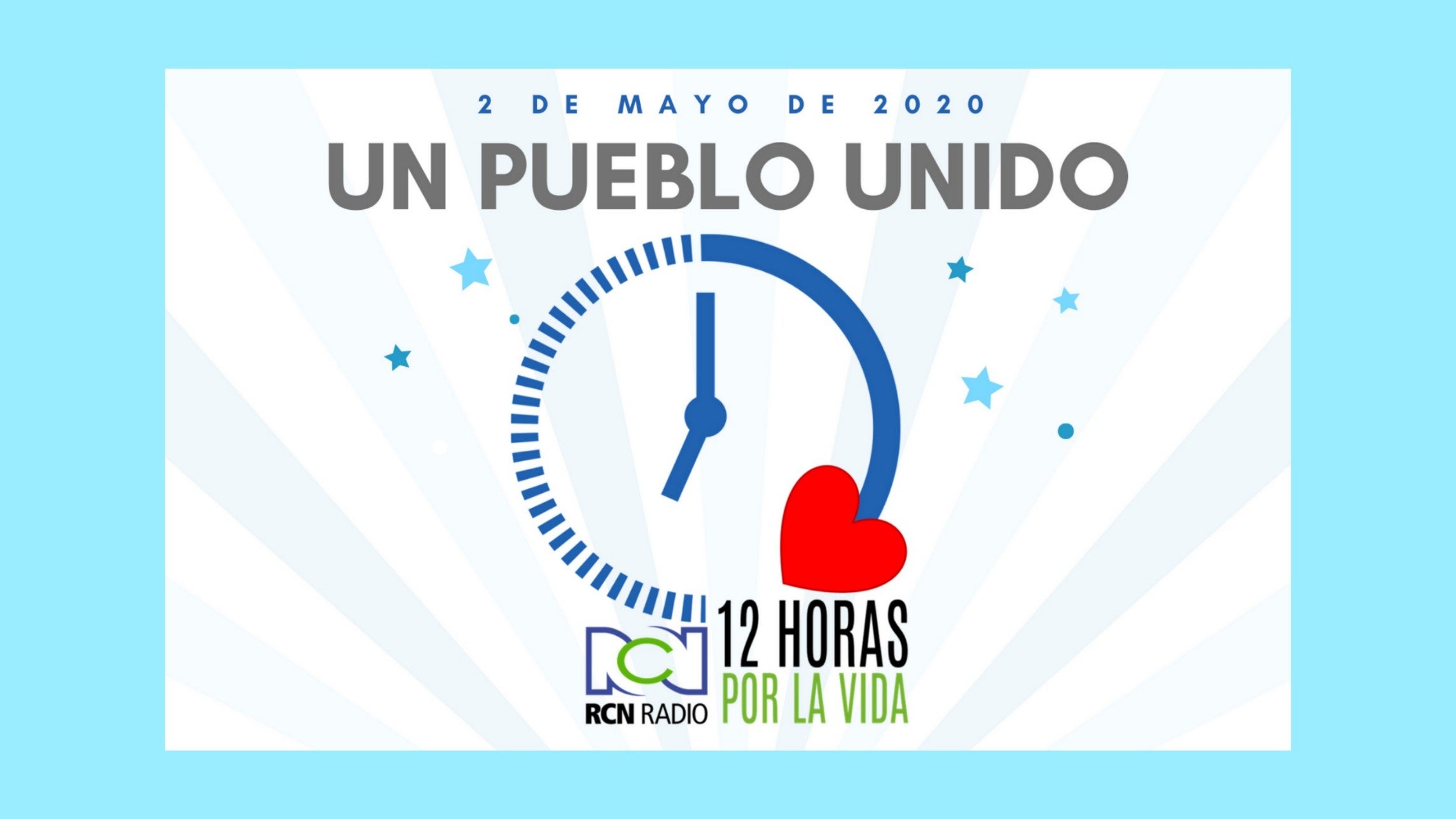 ¡Ya estamos listos!: "Un pueblo unido 12 horas para la vida"