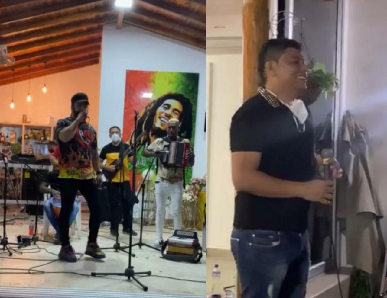 Imágenes de la fiesta en una finca de Turbo, Antioquia.