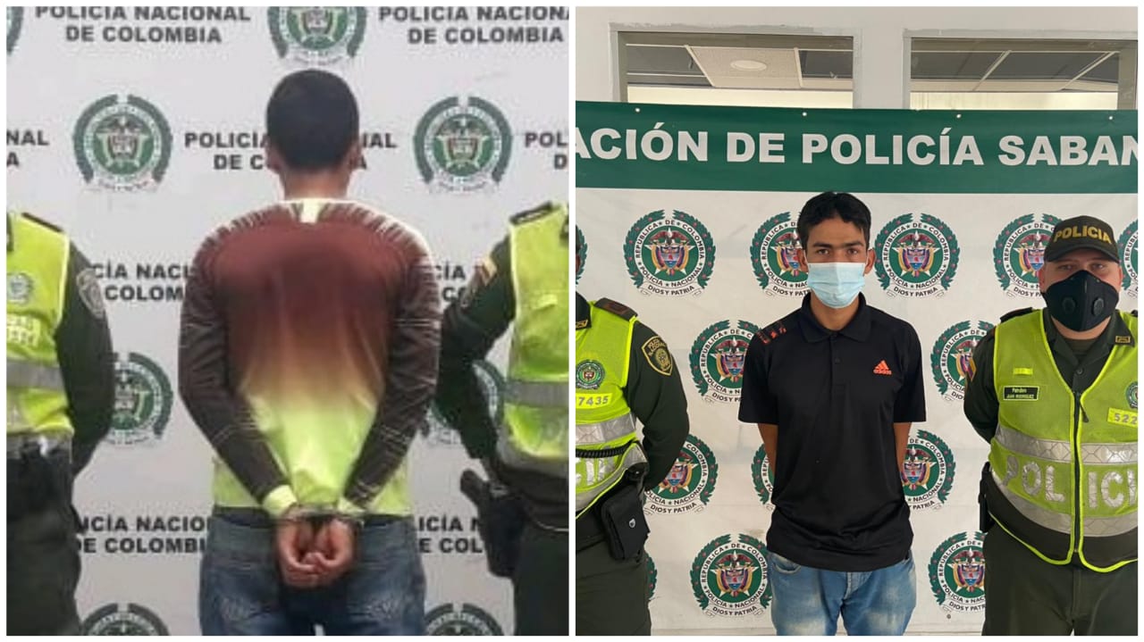 Estas dos personas están señaladas de cometer homicidio y hurto respectivamente.