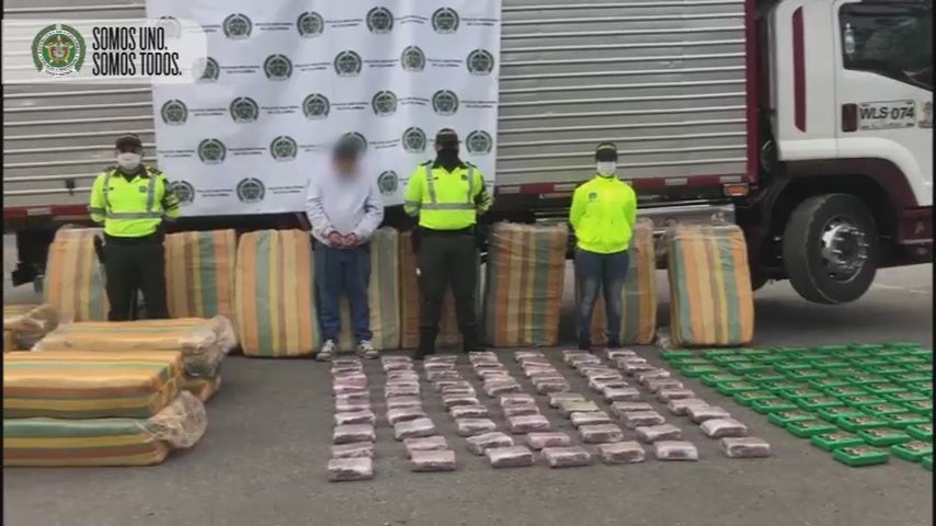 El estupefaciente provenía desde Medellín y tenía como destino Barranquilla.