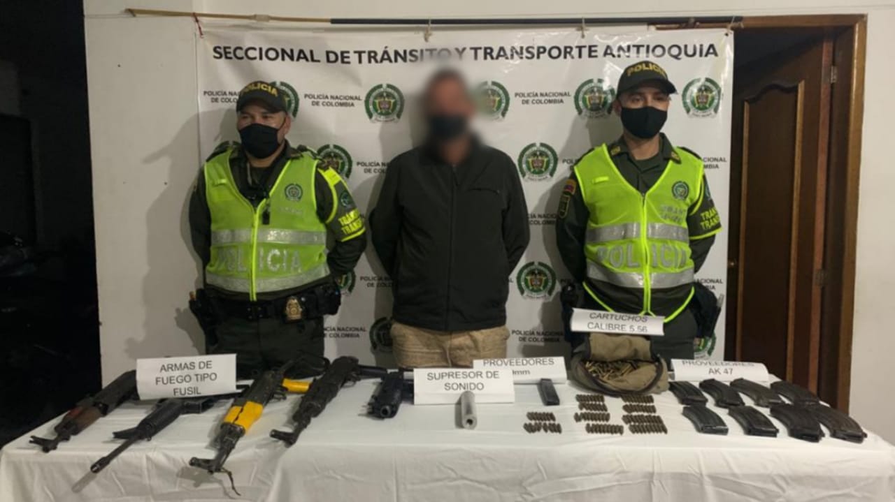 Este armamento iba dirigido al Clan del Golfo en el Bajo Cauca.