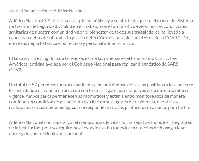 Nacional- Afectados Covid-19