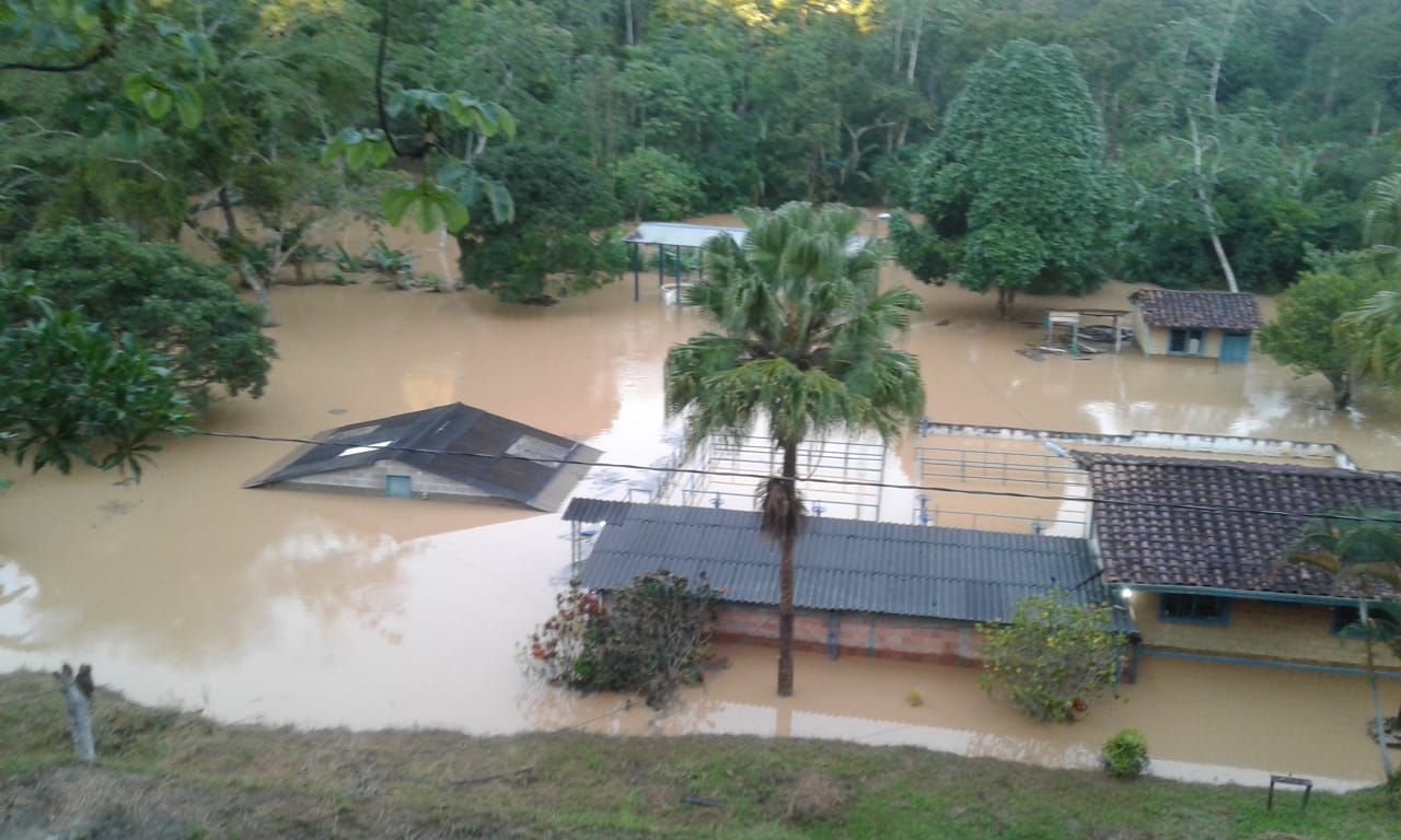 Inundaciones en Vegachí, Antioquia.