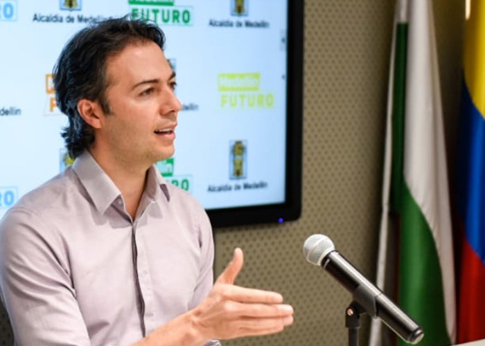 Daniel Quintero, alcalde de Medellín.