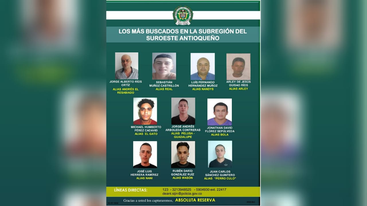 Los detenidos serían integrantes de la banda “Los Pelipintados al servicio de la llamada “Oficina”.