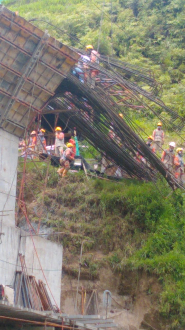Son los dos trabajadores muertos y tres heridos, en el accidente en Vías del Nus, en Antioquia