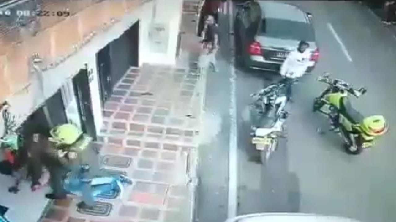 Uno de los presuntos ladrones fue capturado.