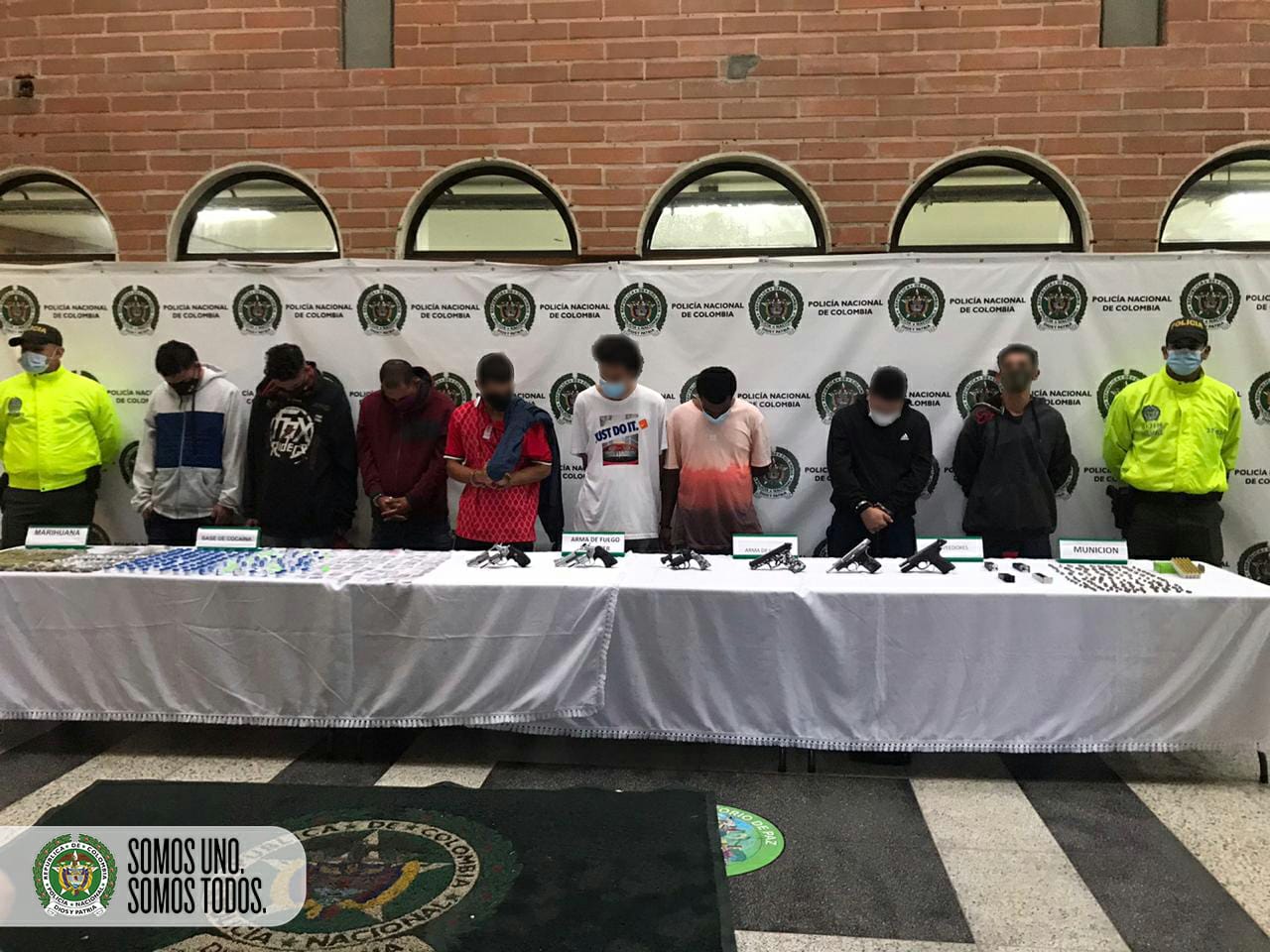 Capturan a ocho presuntos sicarios de “Pachelly” y “Niquia Camacol” en Bello