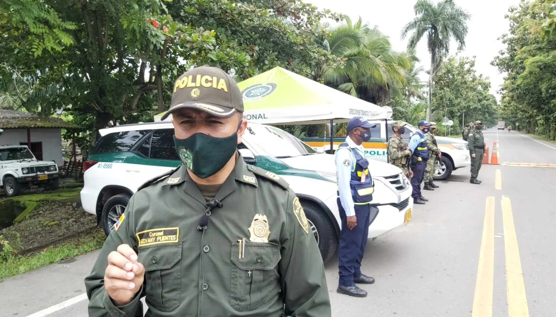 También se realizarán caravanas de seguridad en Turbo, Apartadó, Chigorodó y Carepa.