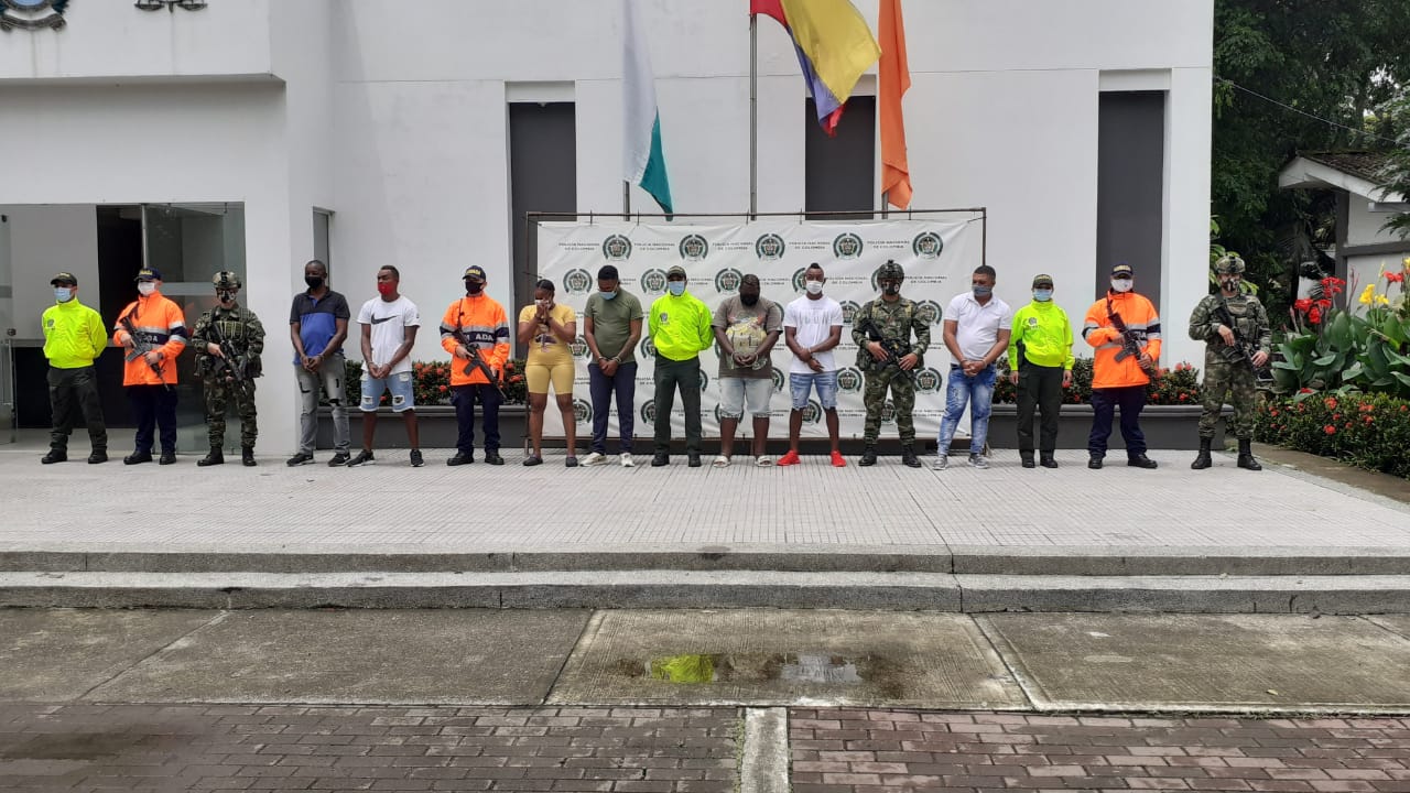 Los siete capturados harían parte del Clan del Golfo.