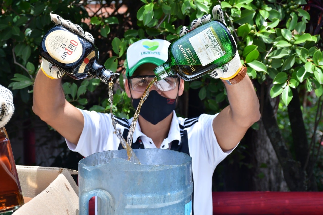 Este líquido fue vertido en la Planta de Tratamiento de Aguas Residuales San Fernando.