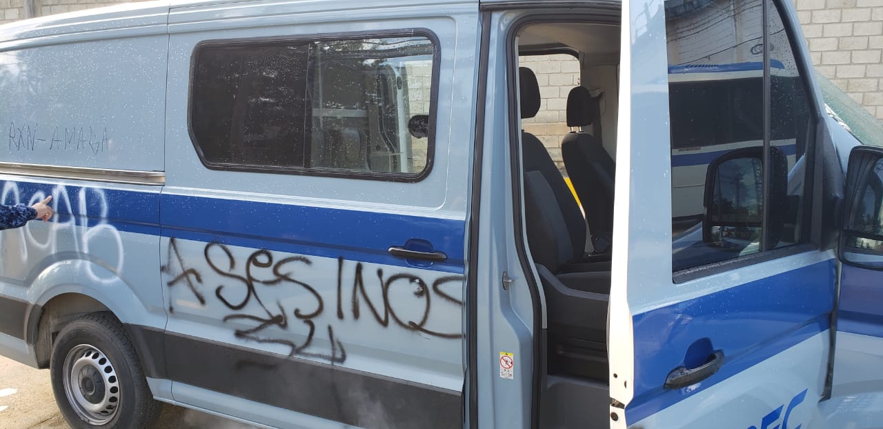 Los hechos se reportaron durante la jornada de movilizaciones.