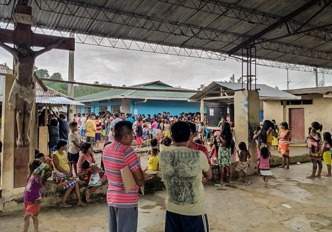 Comunidades desplazadas en Alto Baudó, Chocó