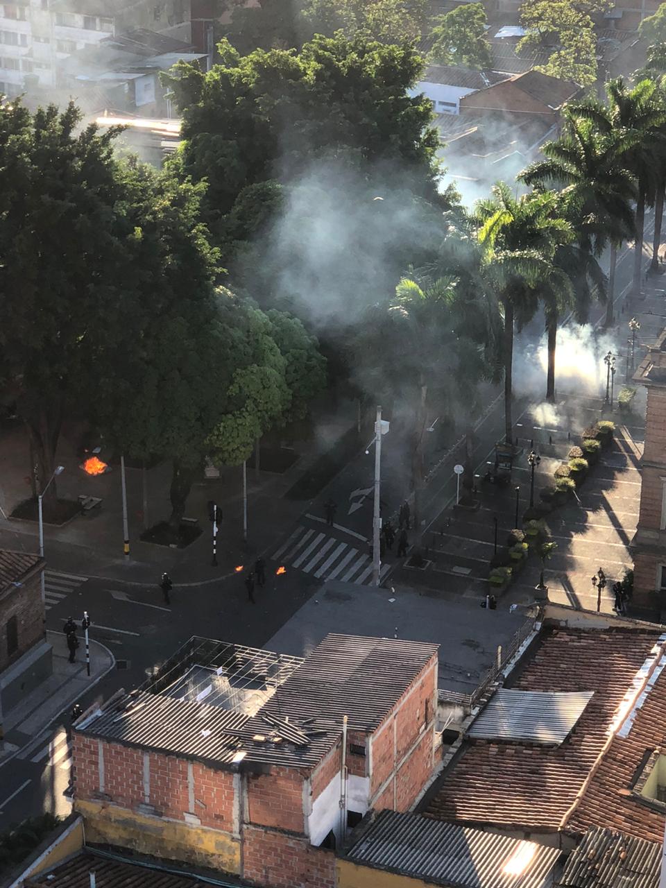 Los daños que deja la segunda jornada de protestas en Medellín