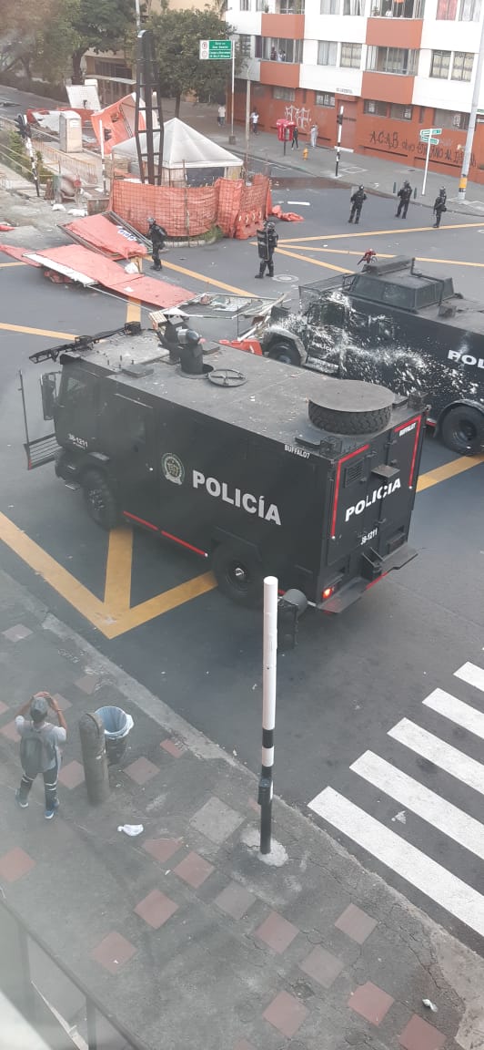 Los daños que deja la segunda jornada de protestas en Medellín