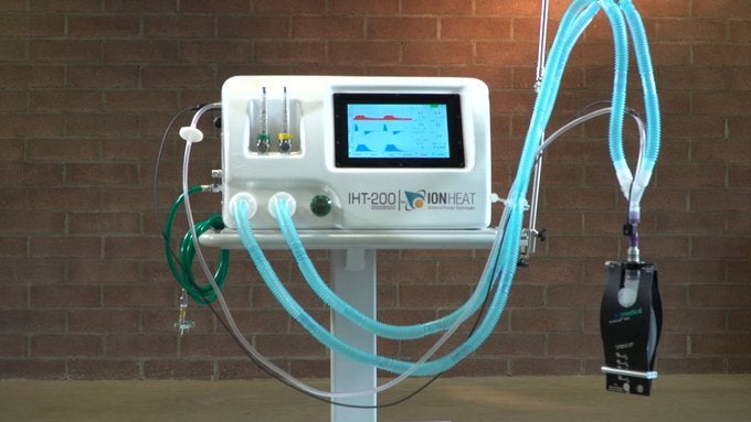 Ventiladores mecánicos desarrollados por ION HEAT