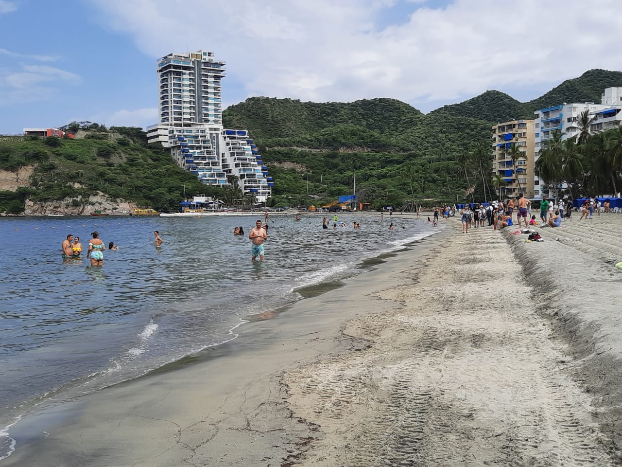 Playas del Rodadero en Santa Marta.