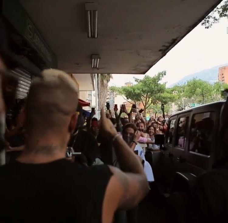 Captura del video posteado en la cuenta de Instagram de Maluma.