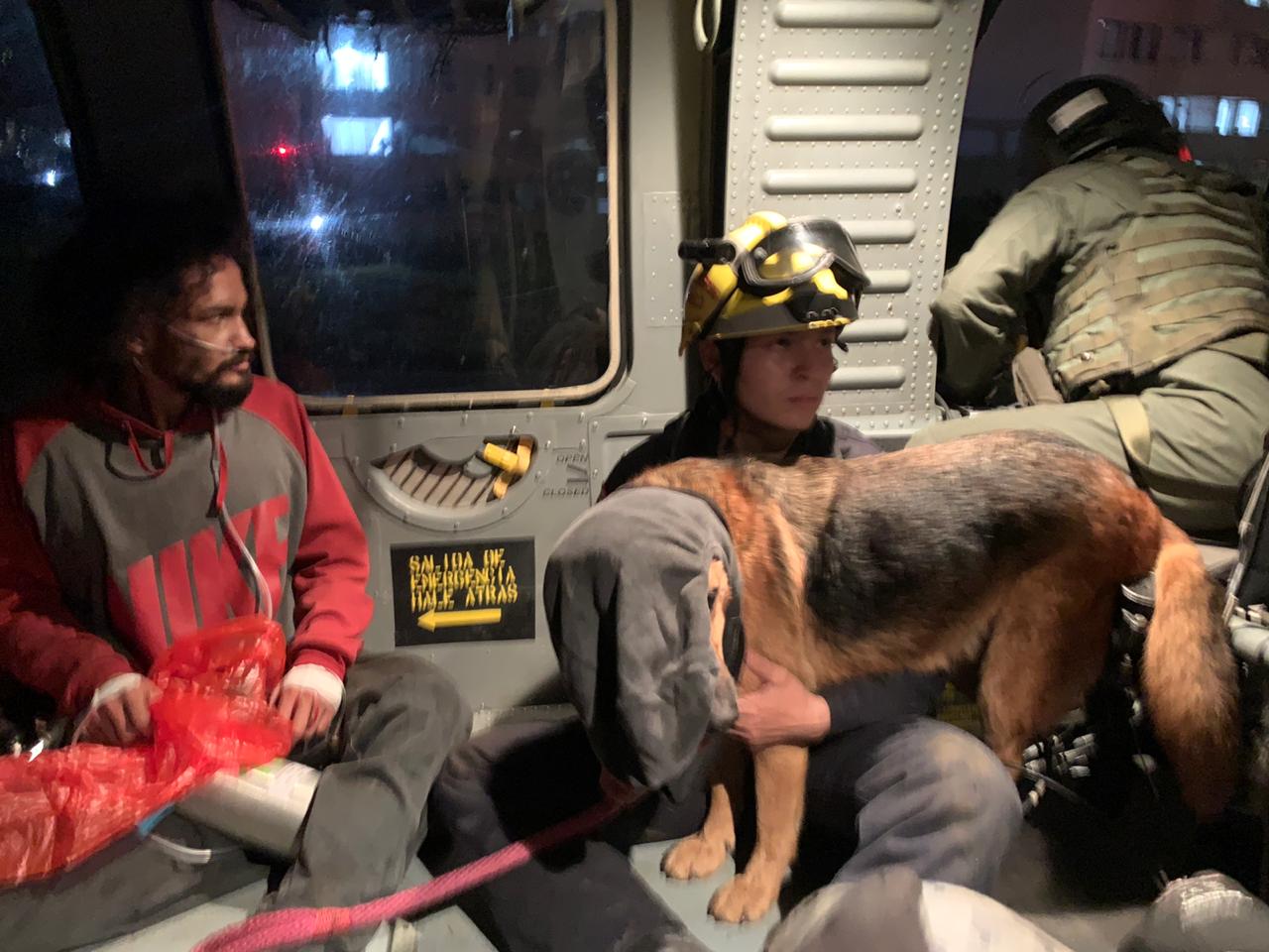Antropólogos rescatados en el cerro Quitasol