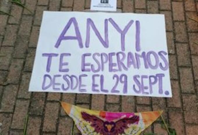 Anyi Carolina desapareció el pasado 29 de septiembre en Entrerríos, Antioquia.