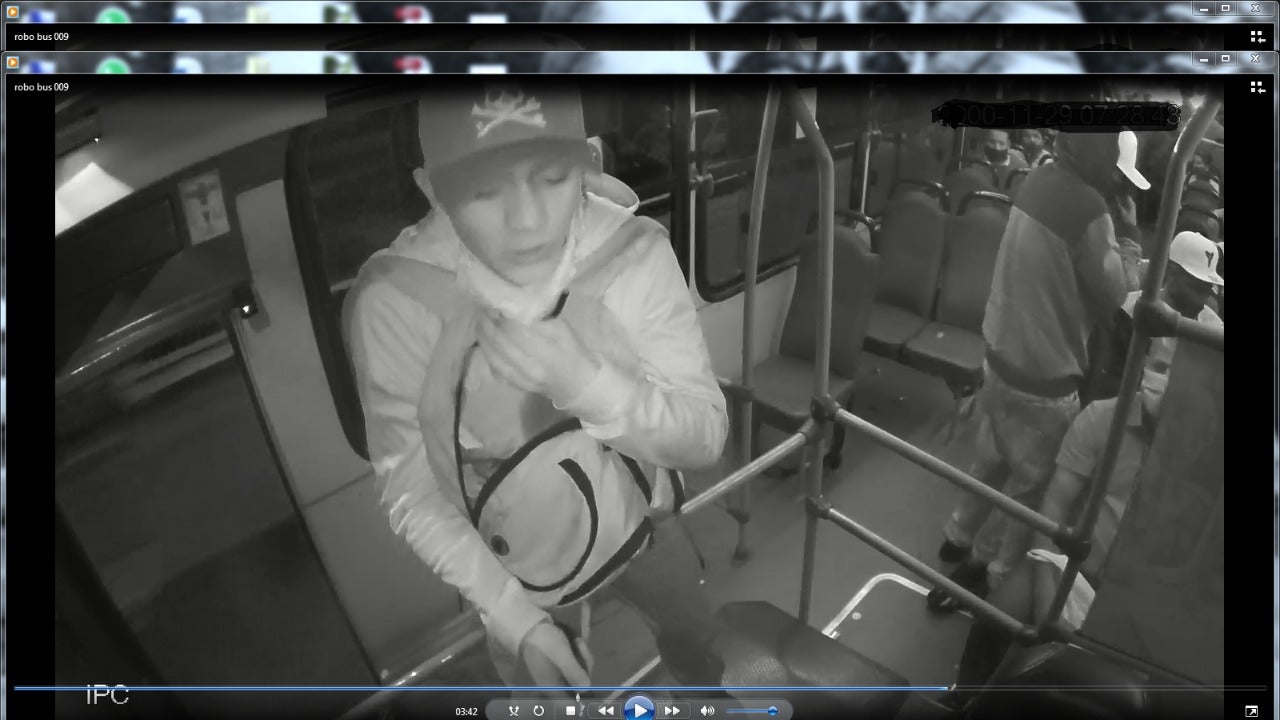 Vídeo de robo a pasajeros de bus en Barbosa, Antioquia
