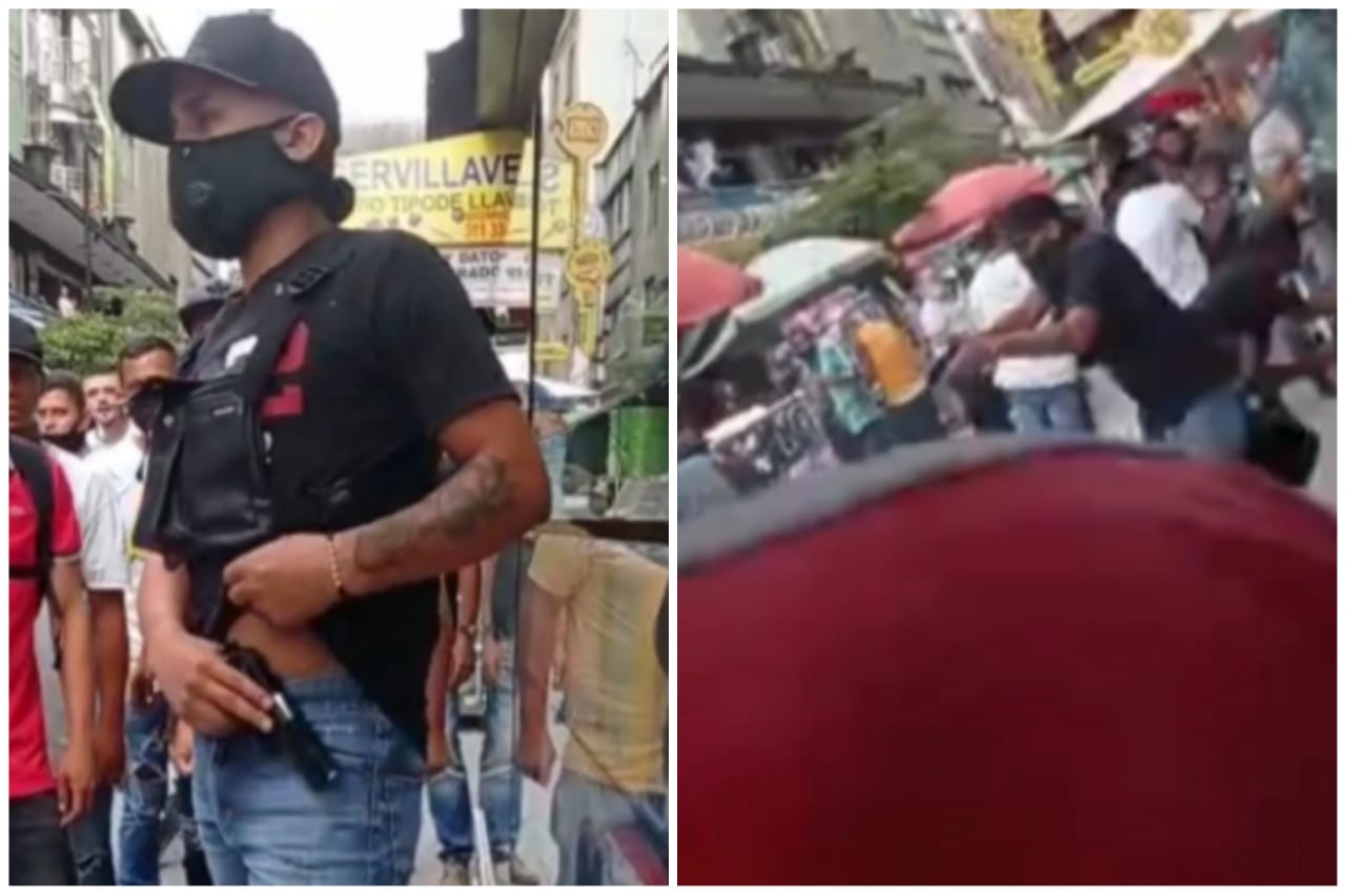 Escolta hirió a cinco personas en el centro de Medellín