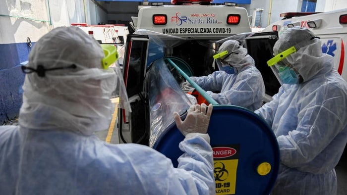 El país ascendió a 1.063.151 casos de coronavirus.