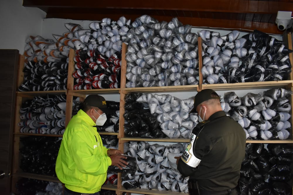 En solo un mes, la policía aduanera de Medellín incautó mercancía de contrabando valorada en $6 mil millones