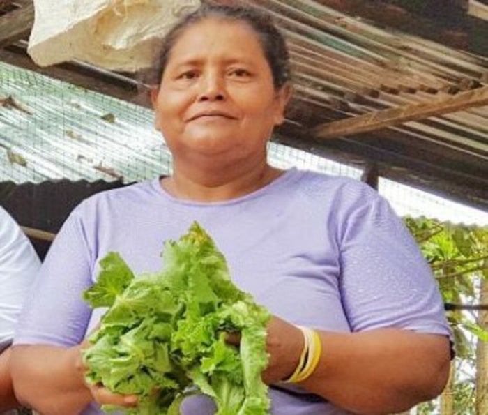 Mary Luz Pérez Camaño, integrante de Mujeres Siembra.