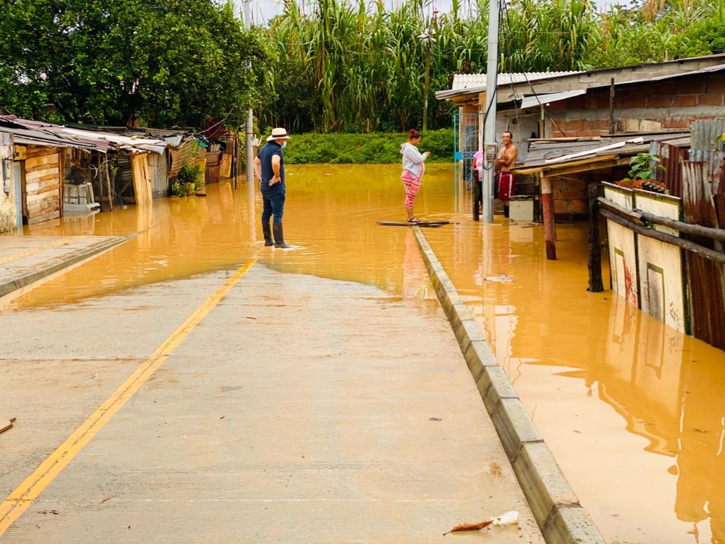Inundaciones en Vegachí, Antioquia.